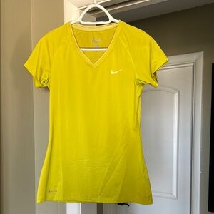 Nike Women's Yellow Top